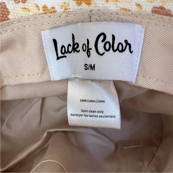 NWT LACK OF COLOR Sunshine Bloom Holiday Bucket Hat Orange Yellow - Picture 3 of 3